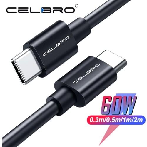 0.5M/1.5M/2M USB Type C to Type C PD Cable QC4.0 Fast Charging for Samsung Galaxy Note 10 20 S20 Ultra Switch USB C to C Cable