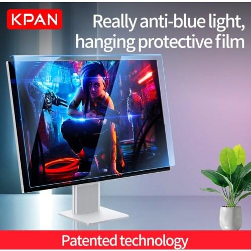 KPAN Acrylic Hanging monitor Screen protective film Anti-Blue Light 12-32 Inch 17 19 21.5 27 Inch For TV Desktop Laptop Imac