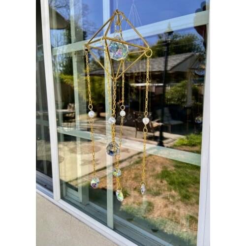 Mini Sun Catcher Sun Catcher Crystal Sun Catcher Rainbow Sun Catcher Crystal Home Decor Crystal Sun Catcher Geometric Suncatcher
