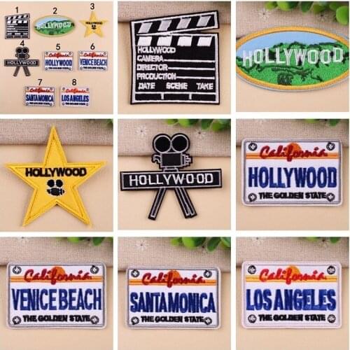 Fashionable wear and match pieces for iron decoration on clothes, Hollywood embroidery patches, popular cloth stickers
