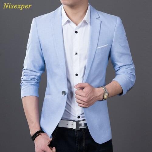 Mens Blazer Jacket Fashion Mens Slim Fit Blazers Mens Jacket Good Quality Casual Blazer Men Blazers Plus Size 5XL