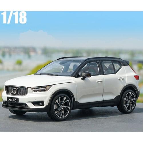 1/18 NEW XC40 SUV Diecast Metal Car SUV Model Gift Hobby Collection White Blue Color Boys Toys Free Shipping