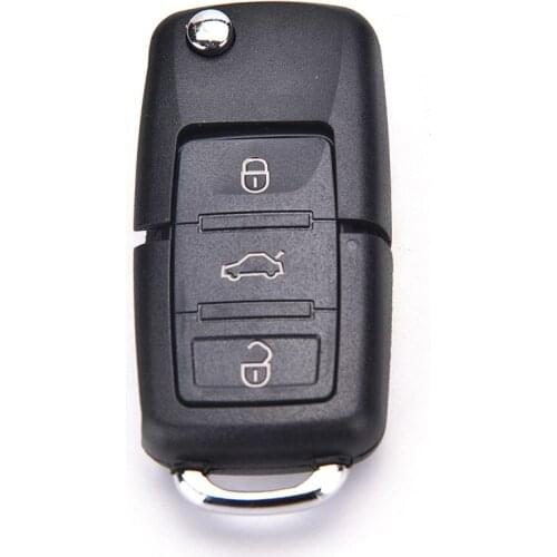 New 3 Button Folding Remote Key Folding Case for Golf Passat Bora