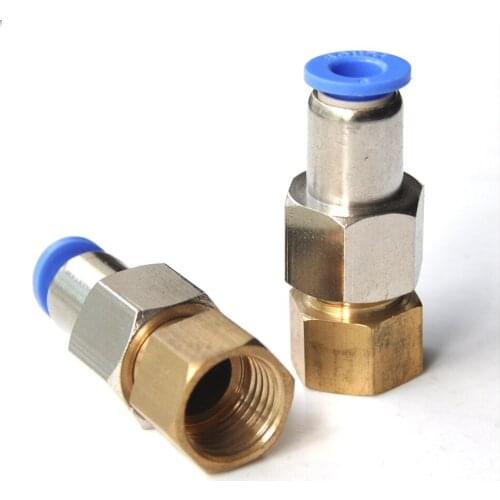 Adapter M14 -1.5 turn 6mm 8mm pneumatic straight pipe Pu tracheal hose quick plug in joint