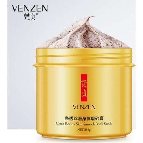 Body Scrub Shea Butter Exfoliator Deep Cleansing Exfoliating Smooth Brightening Bath Spa Smooth Skin Cleanser