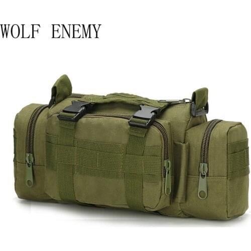 3L Tactical Bag Sport Bags 600D Waterproof Oxford Military Waist Pack Molle Outdoor Pouch Bag Durable Backpack Camping Hiking