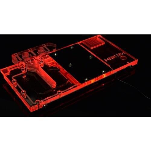 Syscooling Graphics card Water cooling block for MSI GeForce GTX 1080 GAMING X 8G