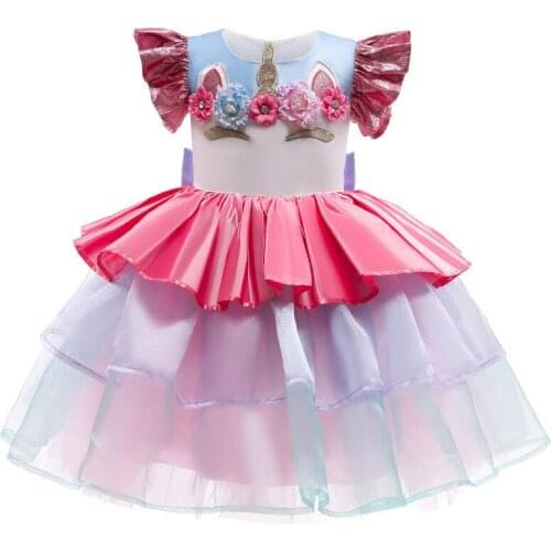 Childrens skirt princess girl dress kids skirt for girls size 3-8 years old mesh cake skirt birthday party 2021
