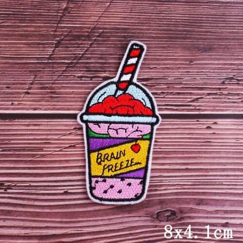 Embroidery Patch Biker Iron On Patches For Clothing Joker Skull Patches On Clothes Sticker Applique Jacket Badge Stripe DIY