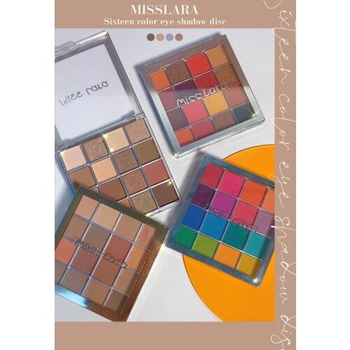 16 Colors Glitter Eyeshadow Makeup Matte Eye Shadow Palette Shimmer And Shine Diamond Eyeshadow Powder Pigment Cosmetics