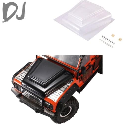 DJ DIY Traxxas TRX4 Upgrade Accessories Transparent Hood Modification A Type RC Car Parts Self-coloring Voiture telecommandé
