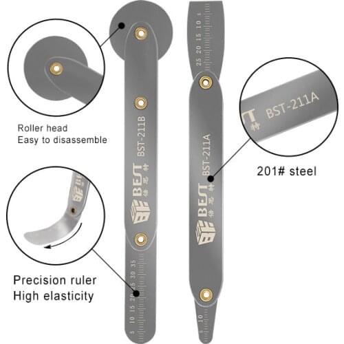 BST-211A/B High temperature resistance double sided metal disassemble crow bar roller crowbar tool
