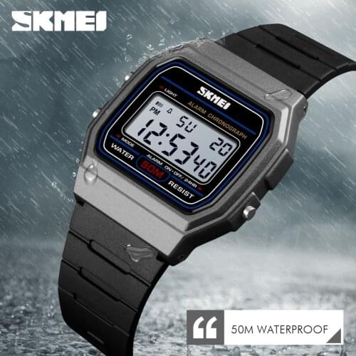 Waterproof Digital Watch Men Alarm Chronograph LED Mens SKMEI Top Brand Luxury Sport Watches For Men Wristwatches 1412