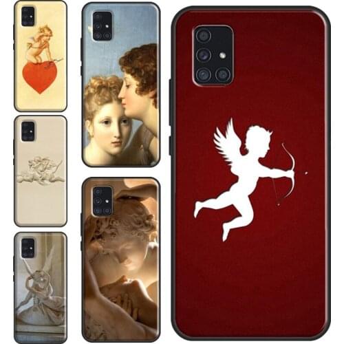 Angel Cupid Art Paint Case For Samsung A21S A20e A11 A31 A41 A51 A71 A10 A20S A30S A40 A50 A70 A12 A32 A52 A72