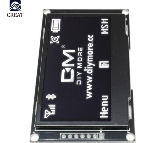 Digital LCD Screen 12864 128X64 OLED Display Module C51 Board For Arduino White SSD1309 STM32 Diy Electronic 2.42" 2.42 inch