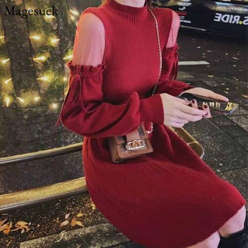 Модные трикотажные платья Magesuek China At AliExpress