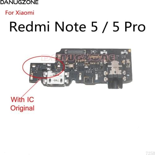 Original USB Charging Dock Socket Connector Charge Board Flex Cable For Xiaomi Redmi NOTE 8 Pro 7 5A 4X X20 4 3 2 Fast Charging