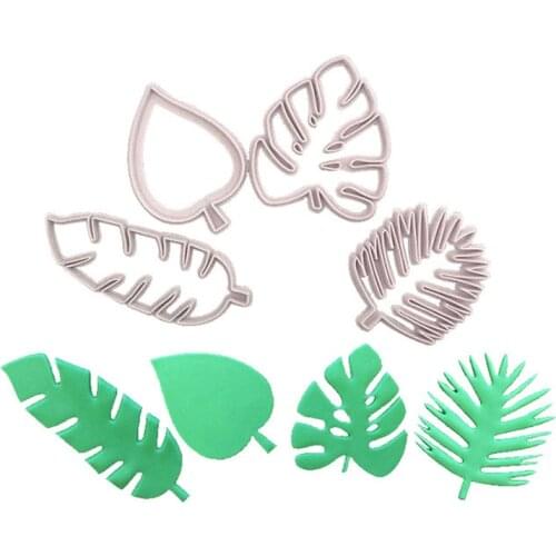 Palm Fern Turtle Leaf Cookies Biscuit Cutter Fondant Mould Cake Sugarcraft Mold Cake Decoration Gum Paste Chocolate Mould