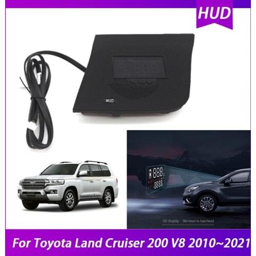 Head Up Display HUD For Toyota Land Cruiser 200 V8 2010 ~ 2021 Car Accessories Auto Electronic Professional Overspeed Warning