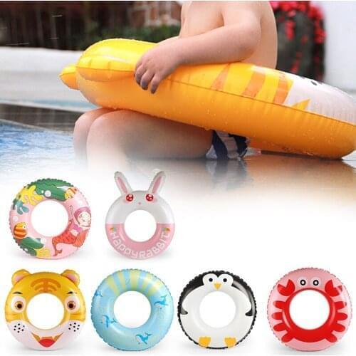 Random Color Style Children Adult Swimming Ring Life Buoy Summer Baby Floating Bed Pool Seat Cartoon Safe Inflatable
