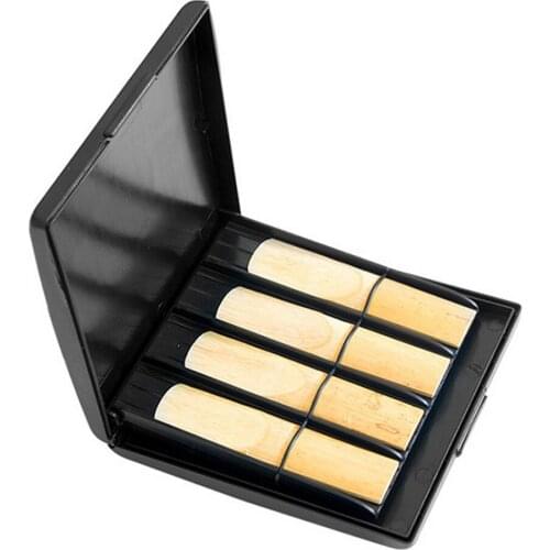 Holds 8 Clarinet Saxophone Reeds ABS Plastic Alto/Tenor Saxophone Reed Case