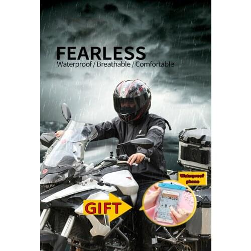GAMAGE Raincoat Rain Pants Suit Mens Long Full Body Rainstorm Resistant and Waterproof Thick Point Motorbike Cycling raincoat