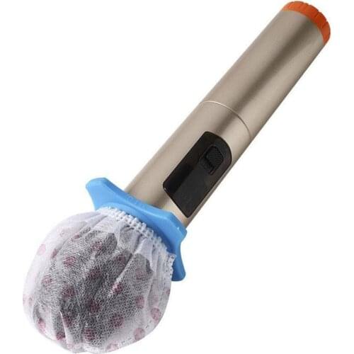 100Pcs KTV Disposable Non-woven Cloth Microphone Odor Removal Hygiene Cover