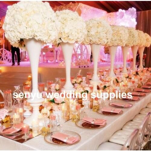 100cm tall )elegant big flower arrangement vase wedding decoration flower vase for event decor senyu0598