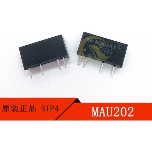 MAU202 upright SIP4 5v input 12v DC-DC power supply module 2w original products