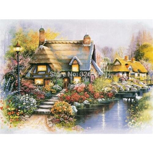 Free shipping reproduction realist scenery artwork printed oil painting WK-- (266)