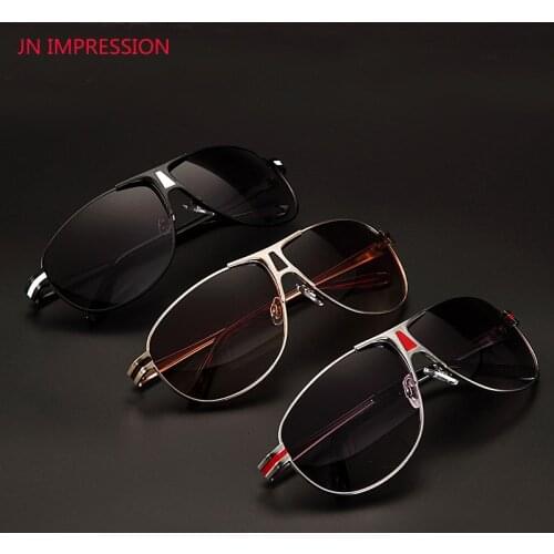 JN IMPRESSION Bifocal Reading Glasses Fashion Men Women Presbyopia Glasses sunglasses Diopter 1 1.5 2+2.5 3 3.5