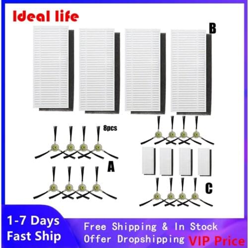 Filter Side Brush For Lefant M200/M201/M501 Robotic Vacuum Cleaner Parts Household Sweeper Cleaning Tool Vacuum Accessories