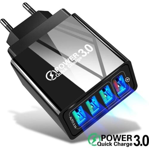 Mobiel Phone Charger USB Charger USB Fast Charger QC4.0 QC3.0 For Samsung S10 A50 Xiaomi Mi9 iPhone 11 X 7 Wall Adapter