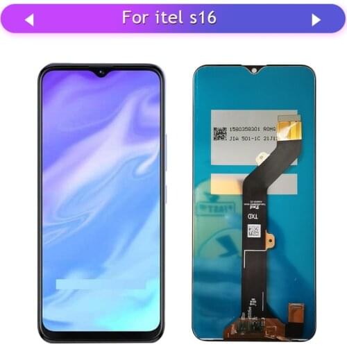 For Itel s16 LCD Display Touch Screen Digitizer Glass Panel Complete Assembly Replacement