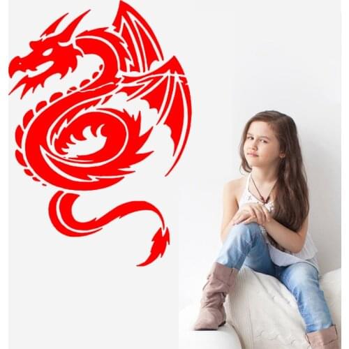 Dragon Wall Sticker Home Decor Kids Children Nursery Wall Decals Living Room Bedroom Decoration