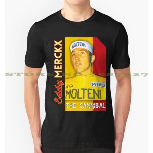 Eddy Merckx - The Cannibal Summer Funny T Shirt For Men Women Bike Eddy Merckx Cycling Belgium Cycle Cyclist Biker Biking