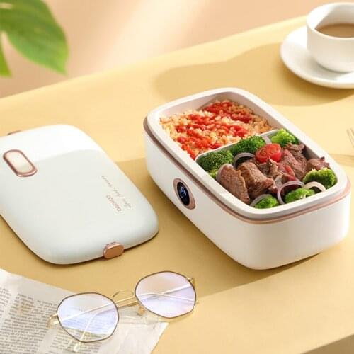 300W Electric Lunch Box Smart Rice Cooker Three-dimensional Heating Portable Multi-cooker Heat Preservation Food Warmer 220V