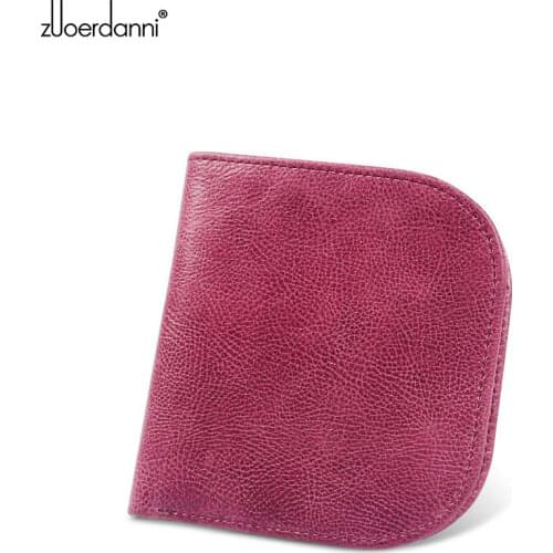 Fashion Short Purse Cowhide Leather Mini Lady Credit/ID Card Holder Slim Purse Female Coin Bag Women Luxury Gift Monederos Mujer