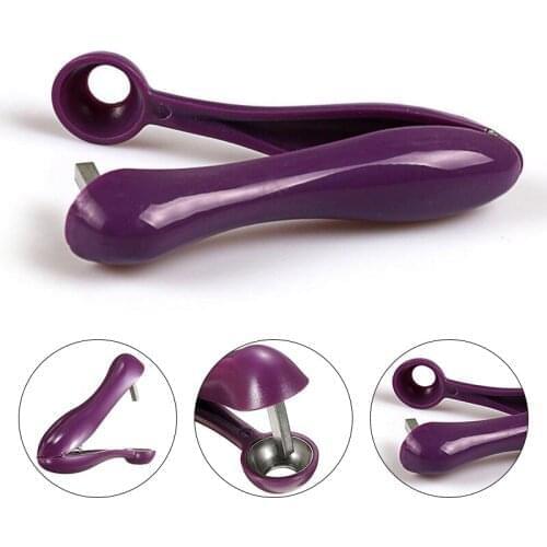 Easy Cherry Fruit Kitchen Pitter Remover Olive Core Corer Remove Pit Tool Seed Gadget Kitchen Tool Accessories