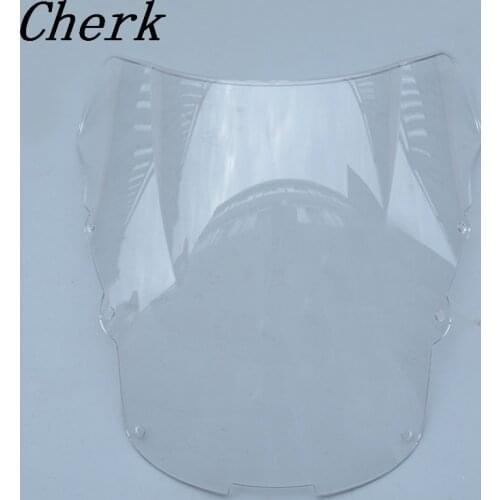 Motorcycle Clear ABS Windshield WindScreen Double Bubble For HONDA CBR1100XX CBR 1100 XX 1996-2007 98 99