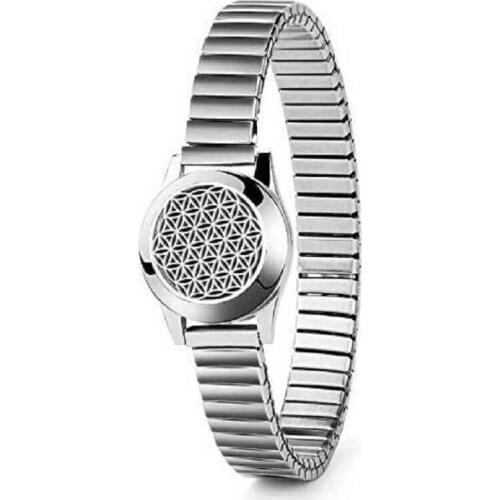 Mesinya Stretch Stainless Steel Essential Oil Diffuser Bracelet Set, Aromatherapy Stretch Jewelry Gift For Women Men