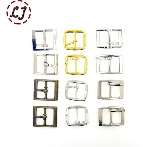 New arrived 20pcs/lot silver bronze gold small width 14mm 15mm square alloy metal shoes bag Belt Buckles DIY Accessory Sewing