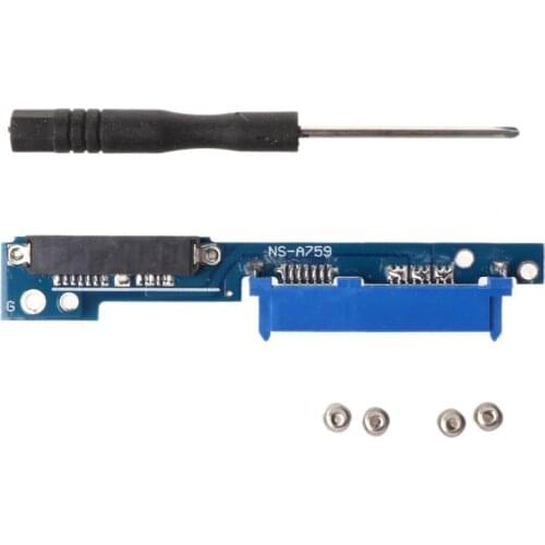 Micro SATA 7+6 Male to SATA 7+15 Female Adapter Serial ATA Converter for Lenovo 310 312 320 330 IdeaPad 510 5000 Circuit 96BA