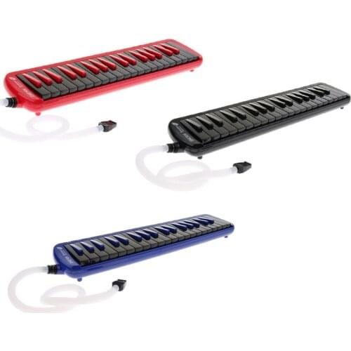 Professional 37 Key Melodica Piano Keyboard,Come with Bag,Mouthpiece,Blowpipe and Cloth