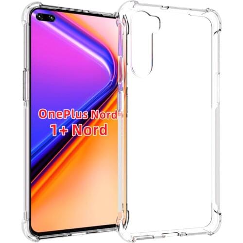 Crystal Clear Reinforced Corners TPU Shock Absorption and Anti-Scratch Cover case for oneplus Nord(1+Nord)