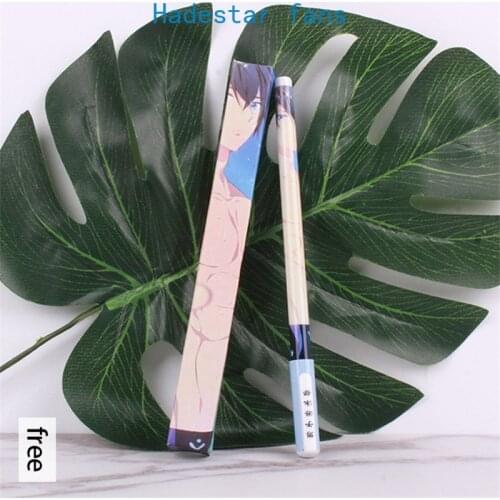 10 sets/lot Anime Free Eternal Summer Gel pen Nanase Haruka Makoto Ballpoint Pen 0.5mm Black refill Pens toy gift