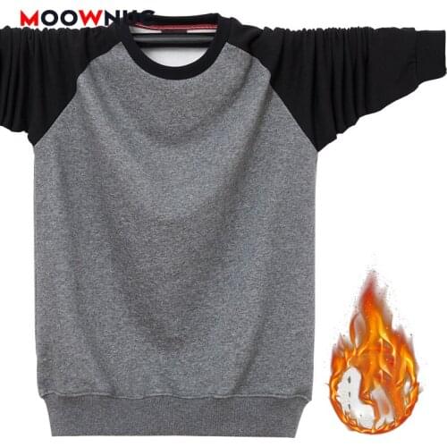 Casual Hoodies For Men Thick Sweatshirts Spring Fit Pullover Male Sportswear Hombre Fashion Tracksuit Autumn Patchwork 5XL 6XL