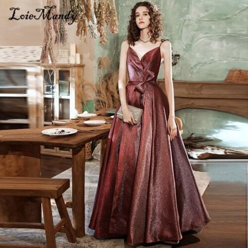 Shining Sequined Long Prom Dresses 2021 Sexy V-neck Backless Dress Woman Party Night Cheap Plus Size Vestido de festa