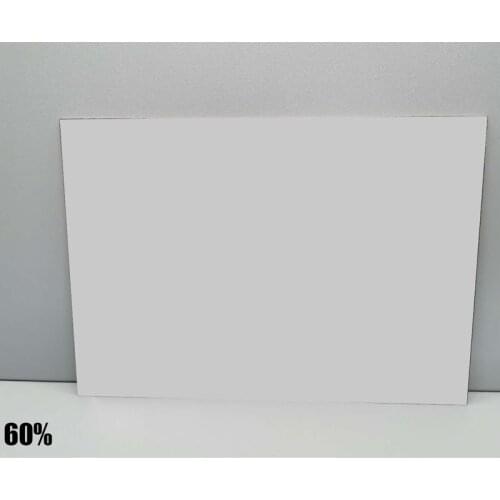 Charttu 60% White Test Chart 220X180X0.25mm Balancing Checker Customized White Balance Exposure Determine Color Balance Camera