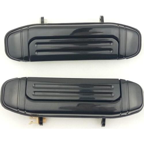 A Pair Black Outerside Door Handle Colloidal Plating for Mitsubishi Pajero V31 V32 V33 Montero Door Handle V43 V46 V47